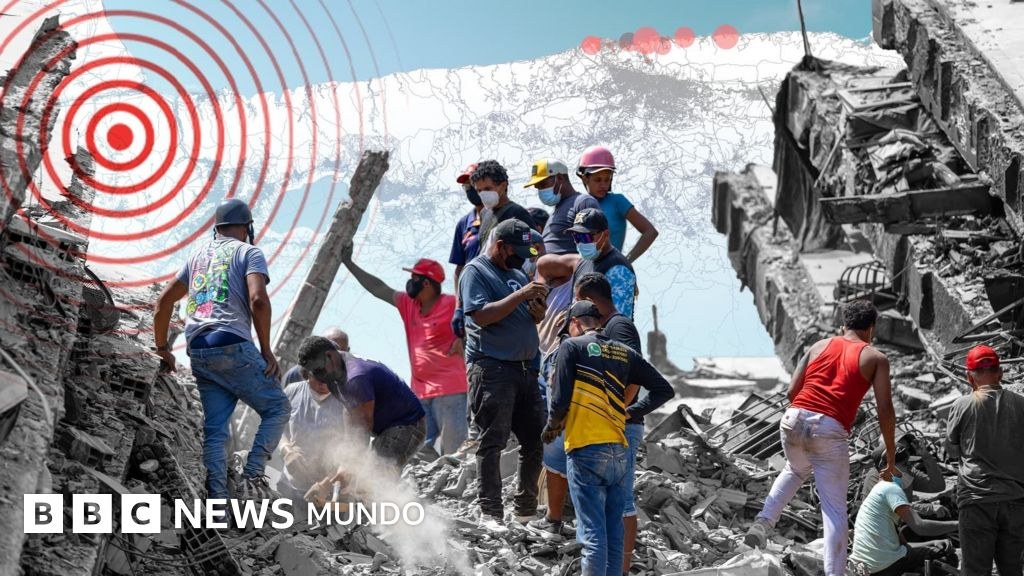 El mapa satelital que muestra la magnitud de la destrucción en La Guaira, la zona más afectada por los terremotos de Venezuela